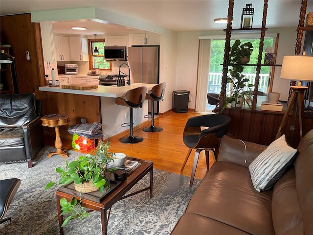 1289 State Route 208, Wallkill, NY 12589 - living area with light wood-style flooring and baseboards