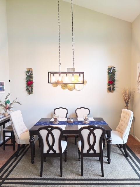 7 Shady Ln Unit 1, Central Islip, NY 11722 - dining area with baseboards and vaulted ceiling
