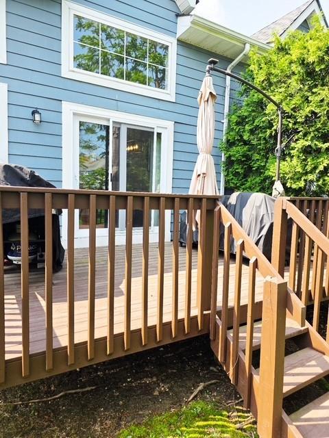 7 Shady Ln Unit 1, Central Islip, NY 11722 - view of wooden deck