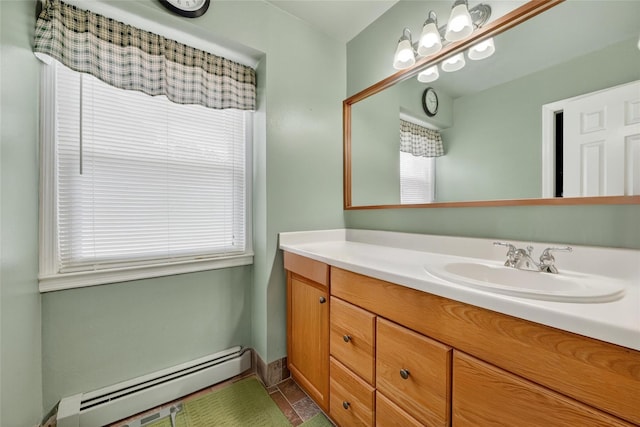 4 Debbie Ct, Chester, NY 10918 - bathroom featuring a baseboard radiator and vanity