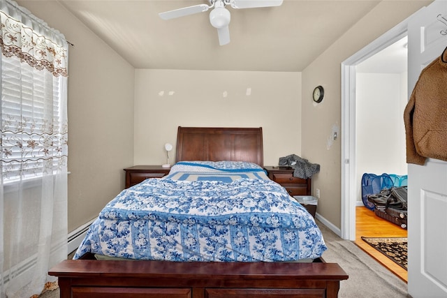 4 Debbie Ct, Chester, NY 10918 - carpeted bedroom featuring ceiling fan and a baseboard heating unit