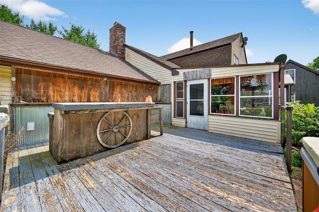 4 Debbie Ct, Chester, NY 10918 - view of wooden terrace