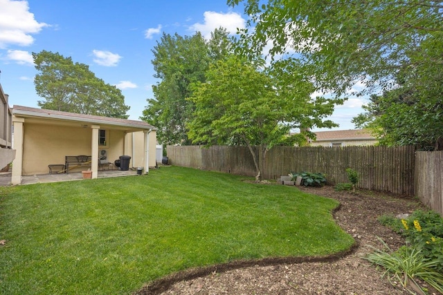 65 Netherwood Dr, Albertson, NY 11507 - fenced backyard with a patio