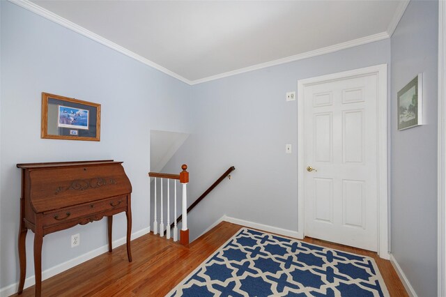 4 Tower Rd, Hopewell Junction, NY 12533 - stairway with wood finished floors and ornamental molding