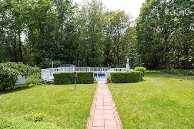 4 Tower Rd, Hopewell Junction, NY 12533 - view of yard featuring a pool