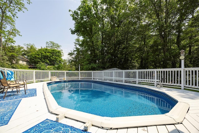 4 Tower Rd, Hopewell Junction, NY 12533 - view of pool with a wooden deck
