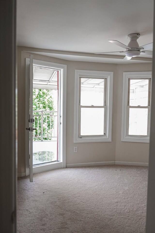 8620 130th St, Richmond Hill, NY 11418 - empty room featuring carpet flooring and a ceiling fan