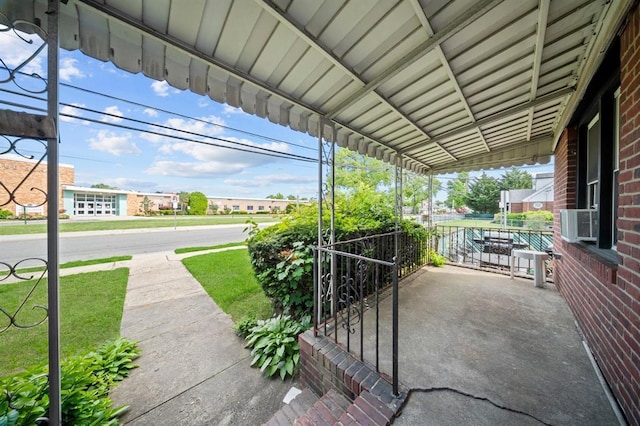 94 Shaw Ave, Valley Stream, NY 11580 - view of patio with cooling unit
