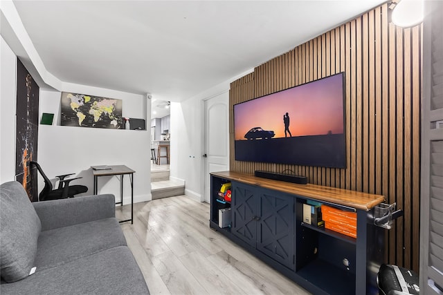 62 Buchanan Pl, Bronx, NY 10453 - living area with light wood-style flooring and baseboards