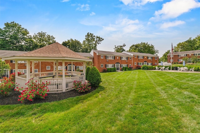 1879 Crompond Rd Unit E16, Peekskill, NY 10566 - view of green lawn with a gazebo