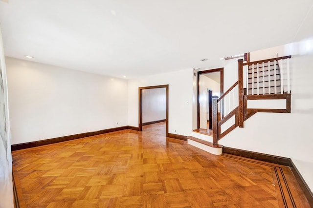 11467 202nd St, Saint Albans, NY 11412 - unfurnished room featuring stairs and recessed lighting