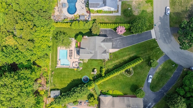 7 Long View Dr, Wading River, NY 11792 - aerial view of a pool