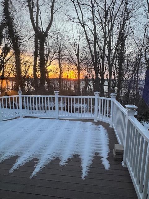 1 Barry Dr, Glen Cove, NY 11542 - view of wooden deck