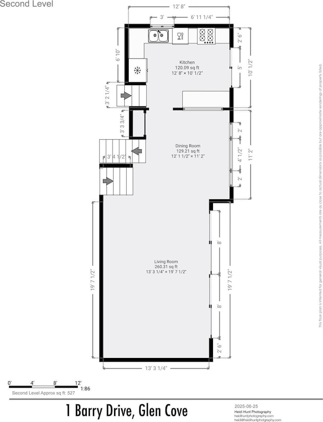 1 Barry Dr, Glen Cove, NY 11542 - view of floor plan / room layout