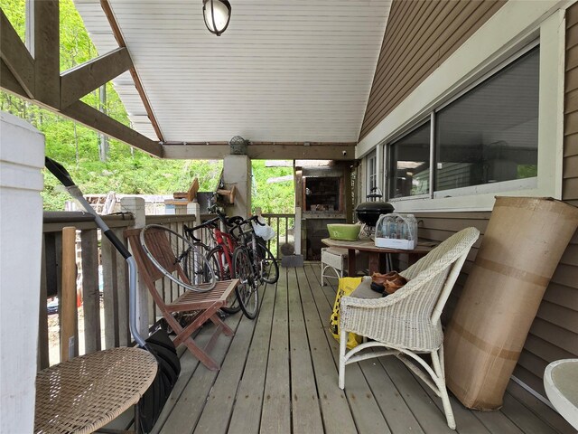 248 Pound Ridge Rd, Bedford, NY 10506 - view of deck