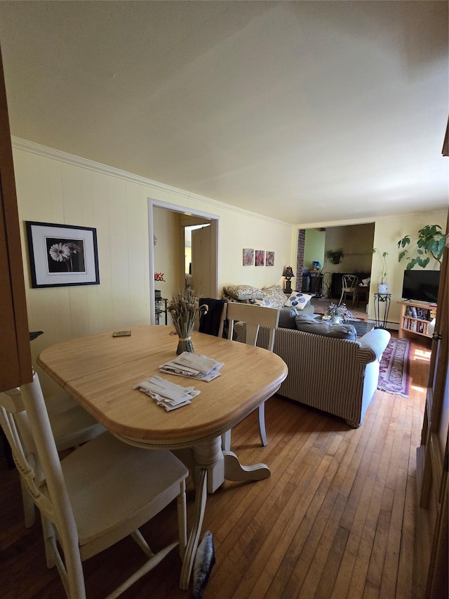 248 Pound Ridge Rd, Bedford, NY 10506 - dining space featuring hardwood / wood-style flooring