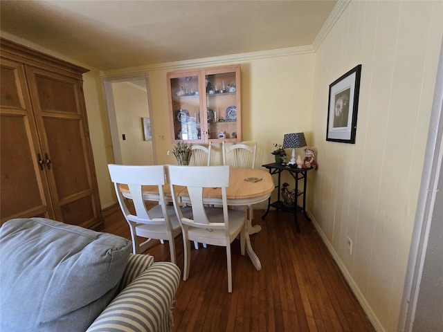 248 Pound Ridge Rd, Bedford, NY 10506 - dining space with dark wood-type flooring