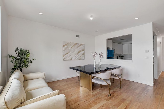 17 Union Rd Unit 108, Spring Valley, NY 10977 - dining space with light wood-style floors and recessed lighting