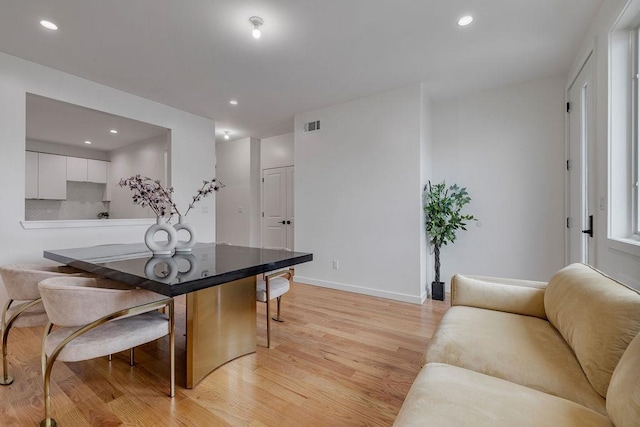 17 Union Rd Unit 108, Spring Valley, NY 10977 - dining area featuring light wood-style flooring and recessed lighting