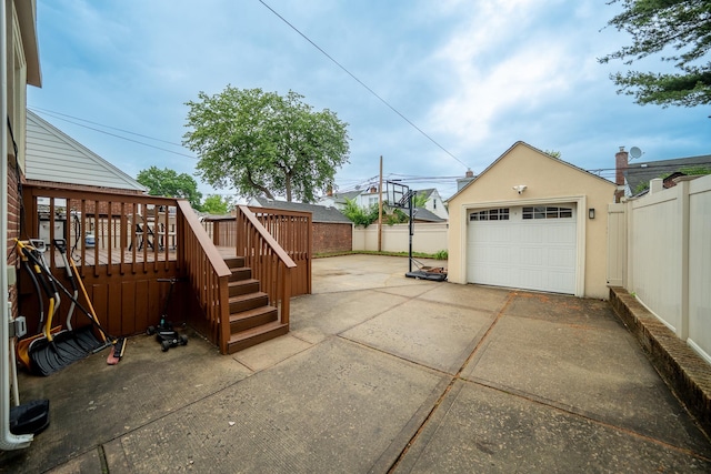 67-23 182nd St, Fresh Meadows, NY 11365 - detached garage featuring driveway