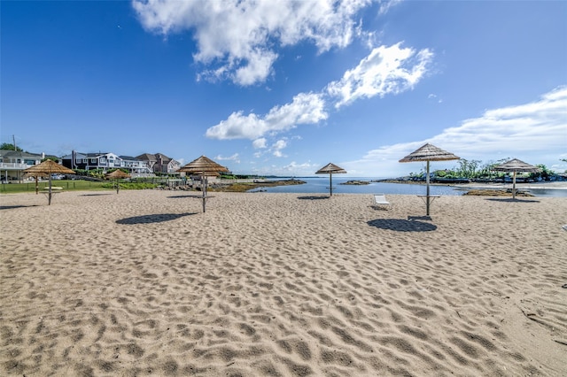 108 Kensington Oval, New Rochelle, NY 10805 - surrounding community with a gazebo, a water view, and volleyball court