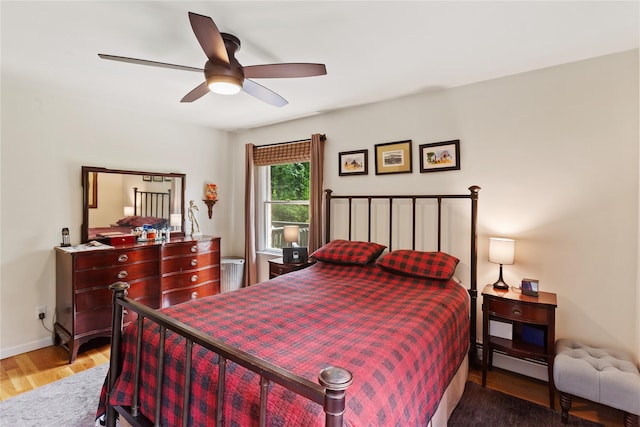 1 Hawthorne Ct, North Salem, NY 10560 - bedroom featuring light wood-style flooring and ceiling fan