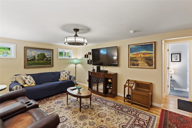 1 Hawthorne Ct, North Salem, NY 10560 - living room with wood finished floors and baseboards