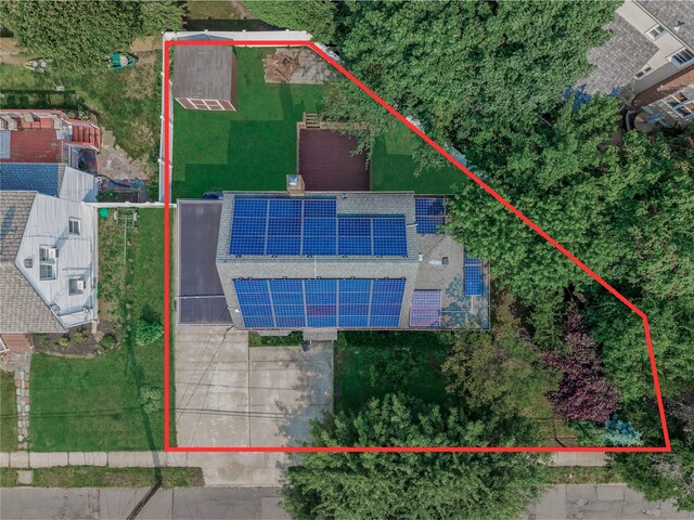 72 Harris Ave, Hewlett, NY 11557 - view of property location with property boundaries highlighted