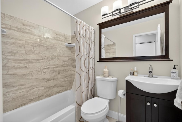 129 Main St Unit D12, Cornwall, NY 12518 - bathroom with vanity and shower / bath combo with shower curtain