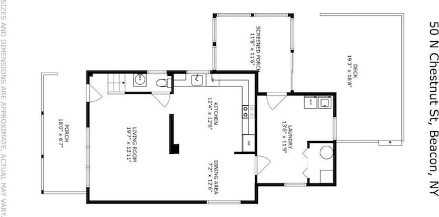 50 N Chestnut St, Beacon, NY 12508 - view of room layout