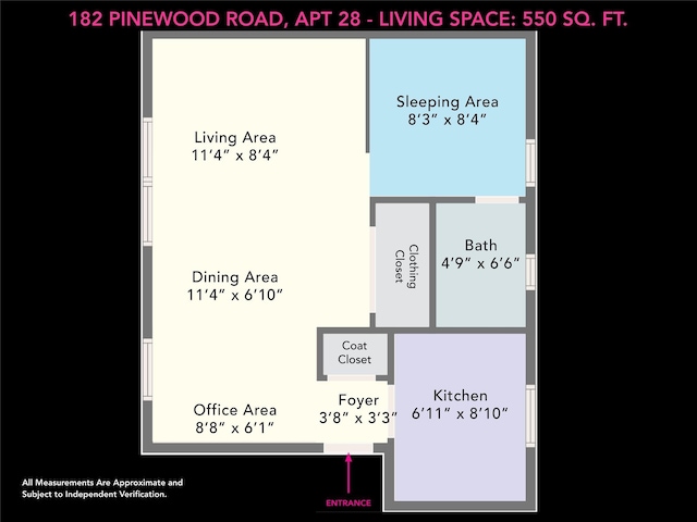 182 Pinewood Rd Unit 28, Hartsdale, NY 10530 - view of floor plan / room layout