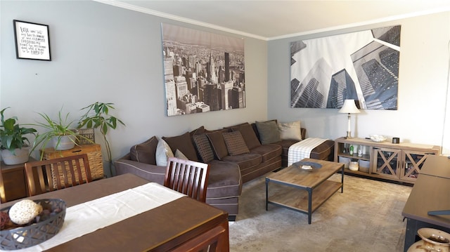 445 Gramatan Ave Unit Hc2, Mount Vernon, NY 10552 - living room with crown molding