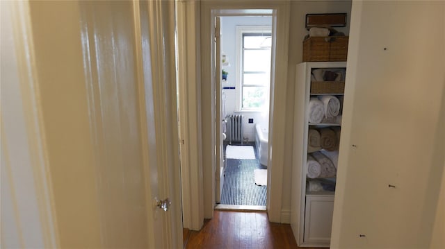 445 Gramatan Ave Unit Hc2, Mount Vernon, NY 10552 - corridor with radiator and wood finished floors