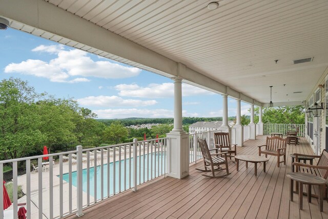 2602 Hawthorn Way, New Windsor, NY 12553 - view of deck