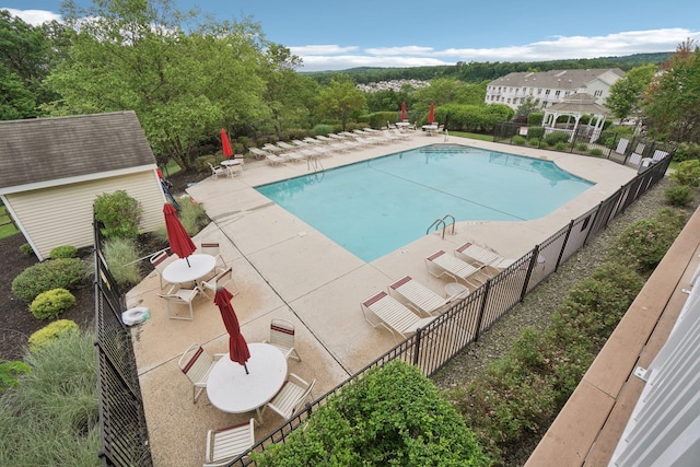 2602 Hawthorn Way, New Windsor, NY 12553 - community pool featuring a patio