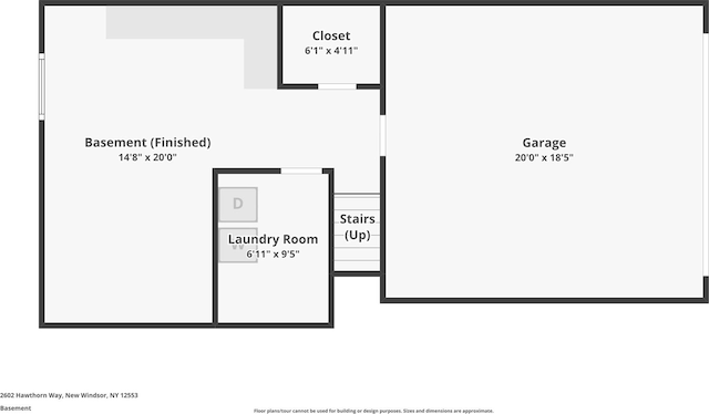 2602 Hawthorn Way, New Windsor, NY 12553 - view of room layout