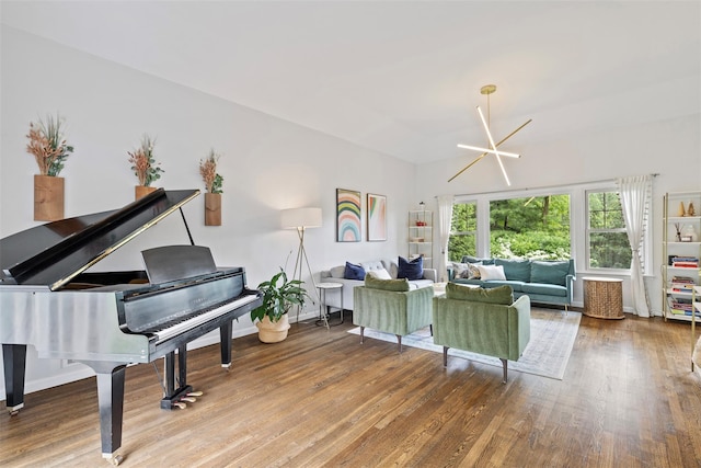 8 Sylvan Ln, Scarsdale, NY 10583 - living area featuring wood finished floors and a chandelier