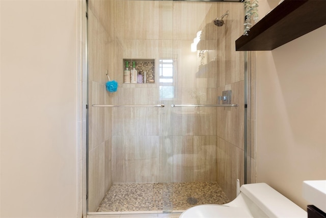 8 Sylvan Ln, Scarsdale, NY 10583 - bathroom featuring toilet and a stall shower