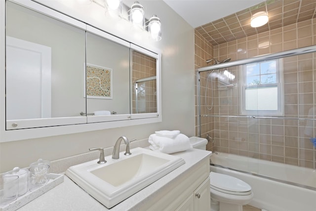 8 Sylvan Ln, Scarsdale, NY 10583 - bathroom with vanity and bath / shower combo with glass door