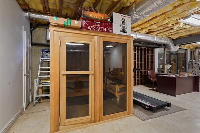 3747 Purchase St, Purchase, NY 10577 - view of unfinished below grade area