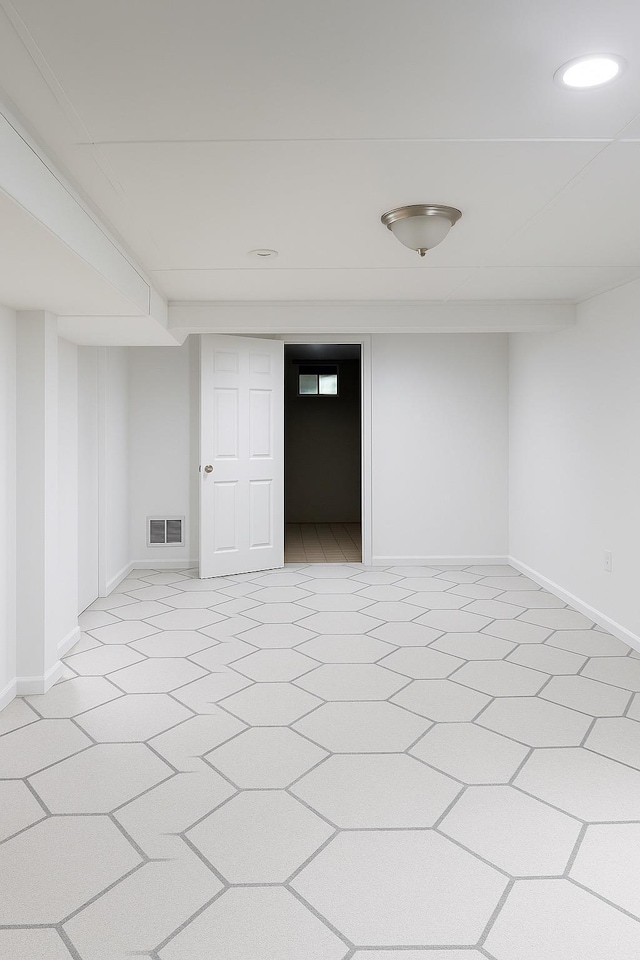 26 Sherman Rd, Farmingdale, NY 11735 - finished below grade area featuring baseboards