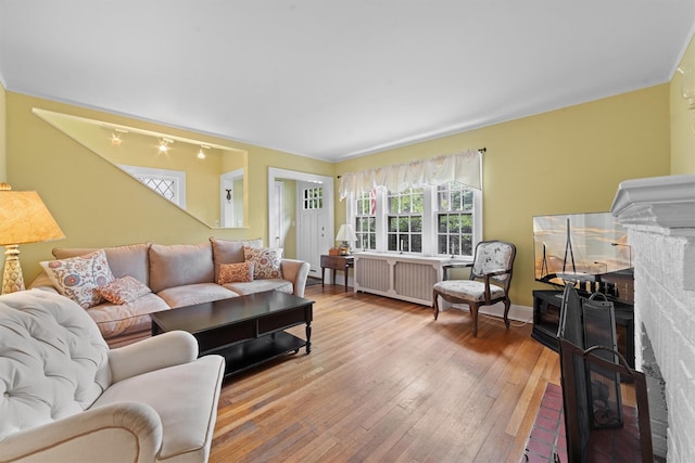 10 Wiltshire St, Bronxville, NY 10708 - living room with wood-type flooring and a fireplace