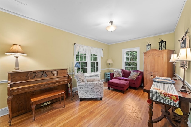 10 Wiltshire St, Bronxville, NY 10708 - living area featuring light wood finished floors and ornamental molding