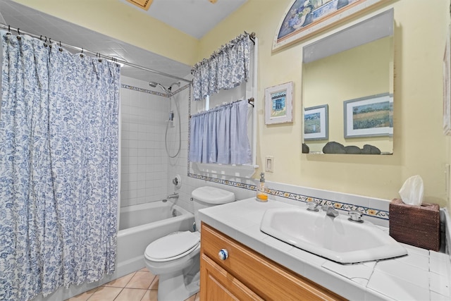 10 Wiltshire St, Bronxville, NY 10708 - bathroom featuring vanity, shower / bath combo with shower curtain, and tile patterned floors