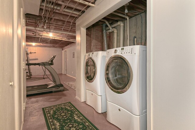 36 Dawes Ave, Syosset, NY 11791 - laundry area featuring separate washer and dryer