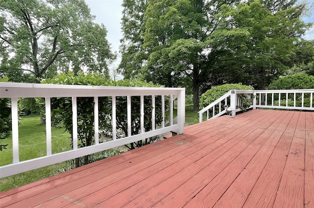 28 Gobblers Knob Rd, Pawling, NY 12564 - wooden deck with a yard