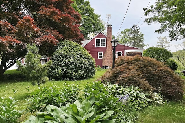 28 Gobblers Knob Rd, Pawling, NY 12564 - view of side of property with a chimney