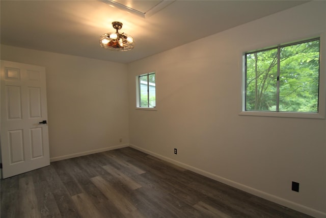 191 Sylvan Lake Rd Unit 1, Hopewell Junction, NY 12533 - empty room featuring baseboards and dark wood-style flooring