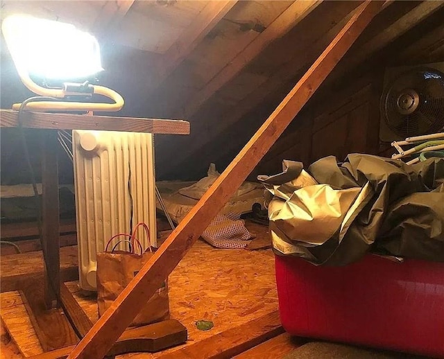 191 Sylvan Lake Rd Unit 1, Hopewell Junction, NY 12533 - unfinished attic featuring radiator heating unit