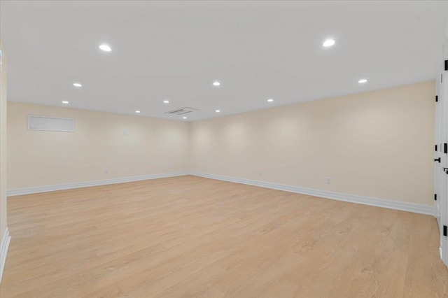 4 Haven Ln, Old Bethpage, NY 11804 - spare room with light wood-style floors and recessed lighting